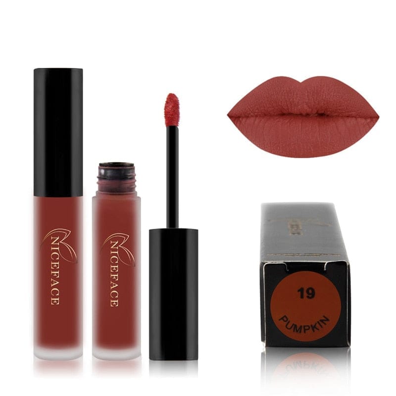 24 Colors Liquid Lipstick Waterproof Matte Pigmented Lip Gloss