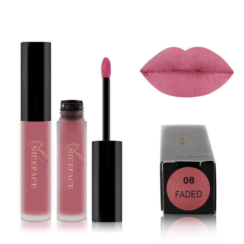 24 Colors Liquid Lipstick Waterproof Matte Pigmented Lip Gloss