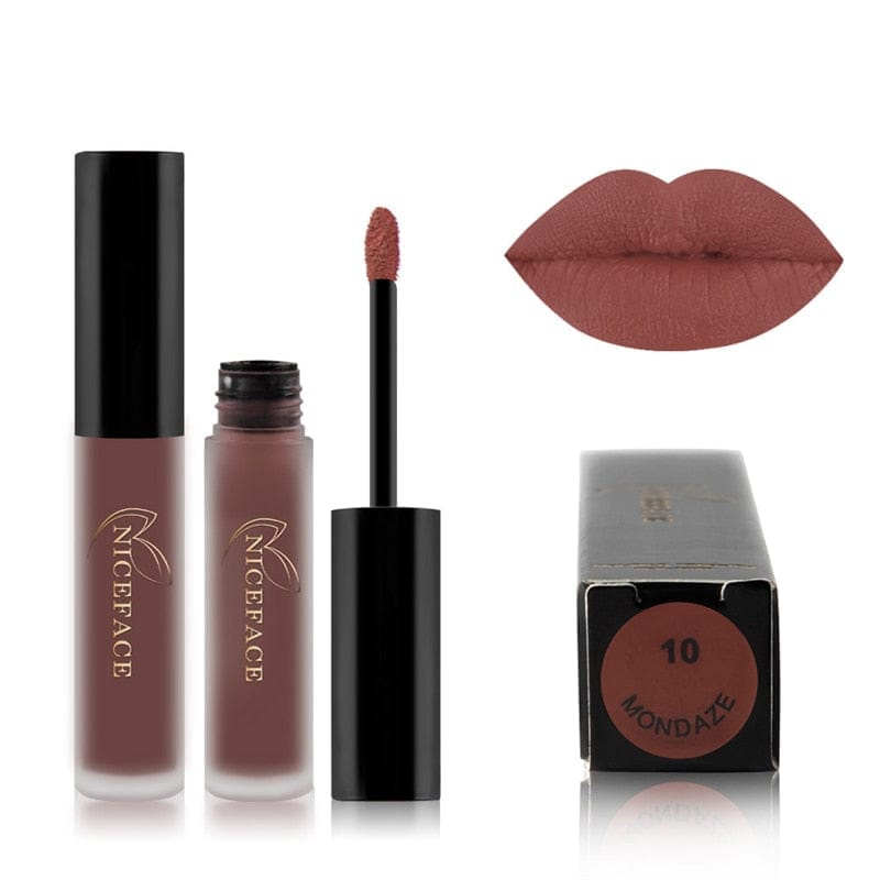 24 Colors Liquid Lipstick Waterproof Matte Pigmented Lip Gloss