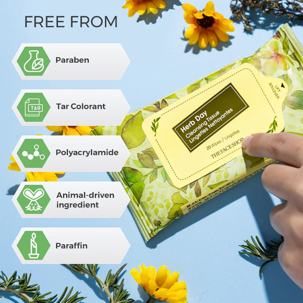 Herb Day Cleansing Tissues (70)
