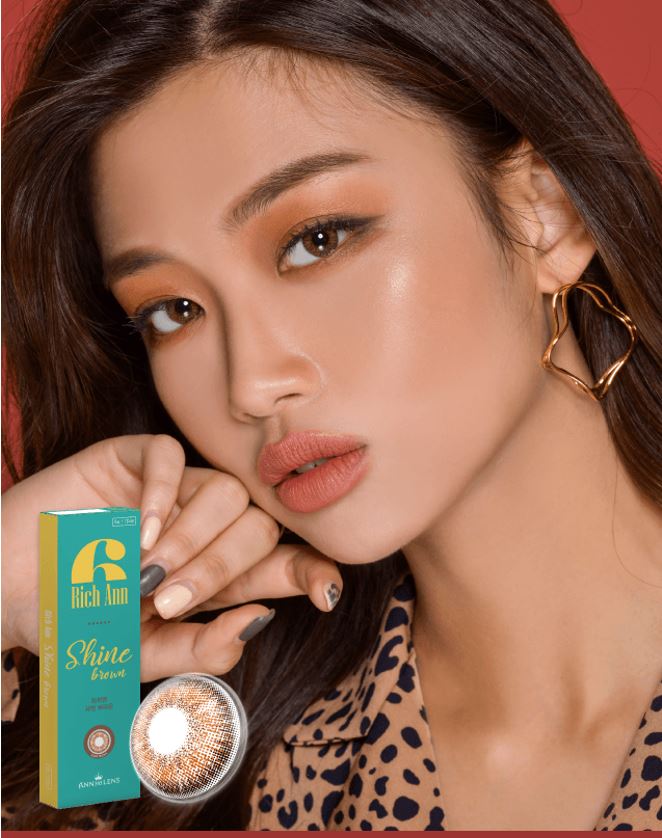 Ann365 Rich Ann Shine Brown One Day Contact Lenses 6 Pack