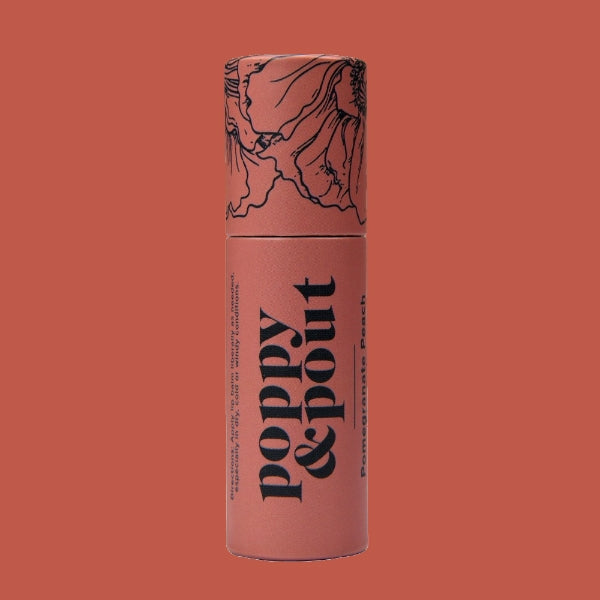 Poppy & Pout Pomegranate Peach Lip Balm