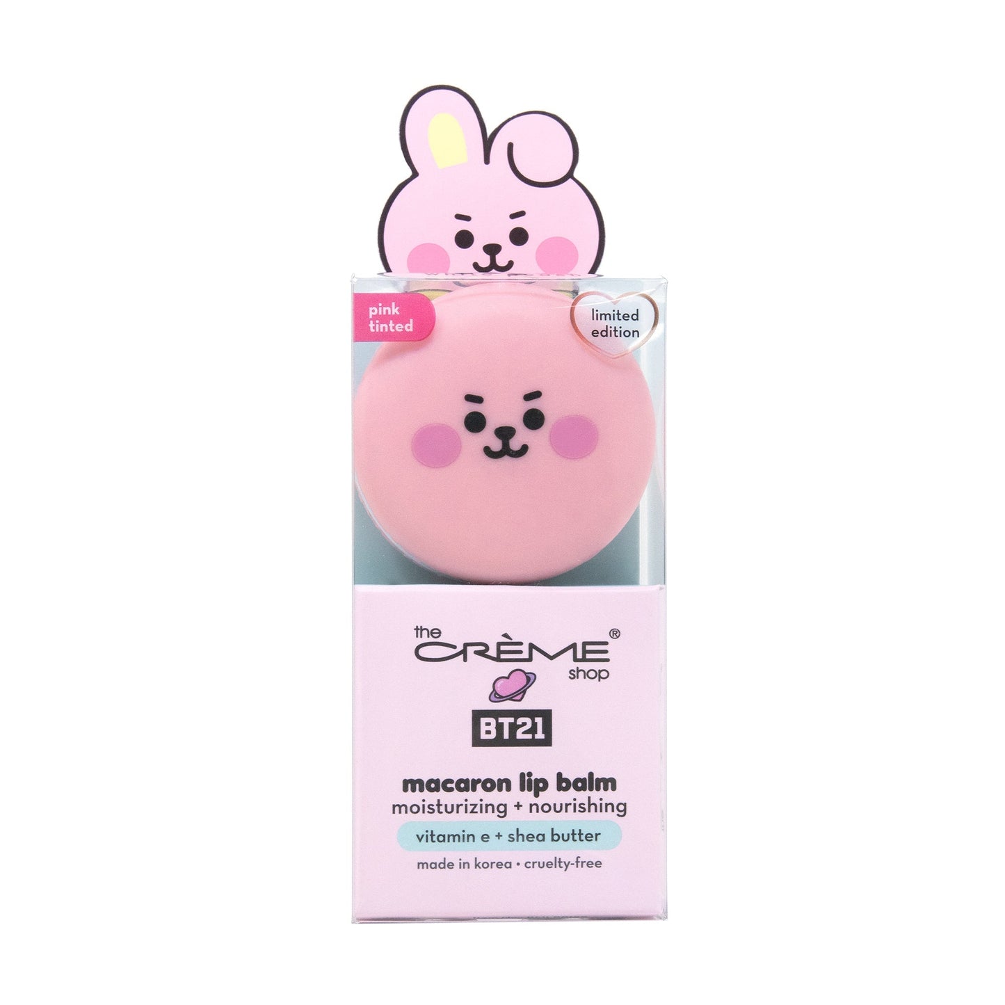COOKY Macaron Lip Balm - White Peach (Pink Tinted)