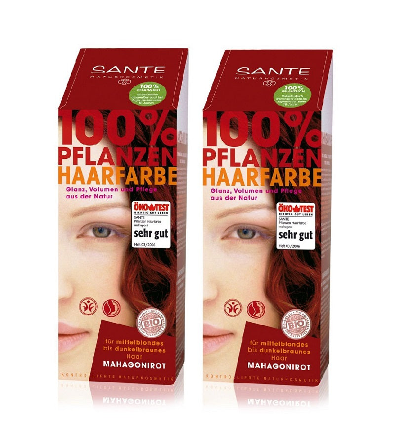 2xPack Sante Plants Powder Hair Color - Seven Shades - 200 g