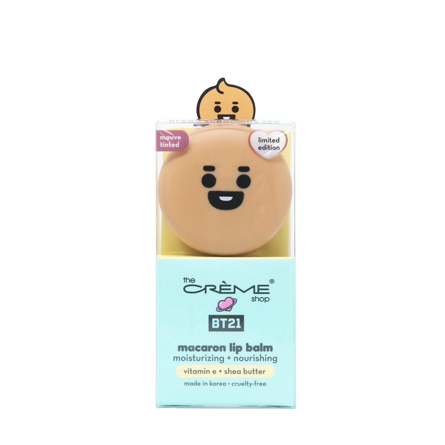 SHOOKY Macaron Lip Balm - Brown Sugar Milk Tea (Mauve Tinted)