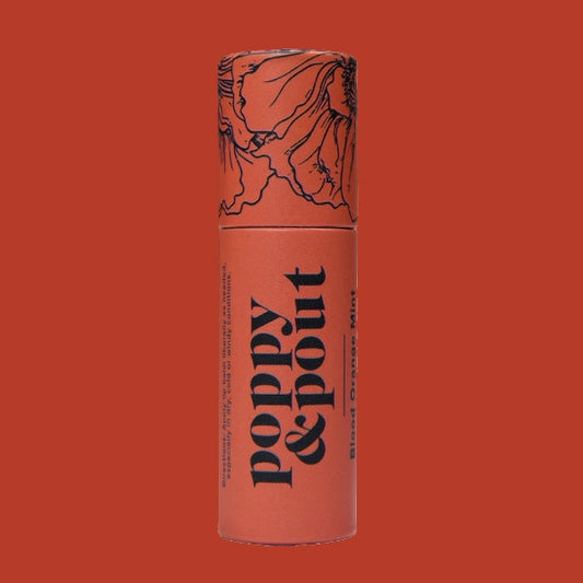 Poppy & Pout Blood Orange Mint Lip Balm