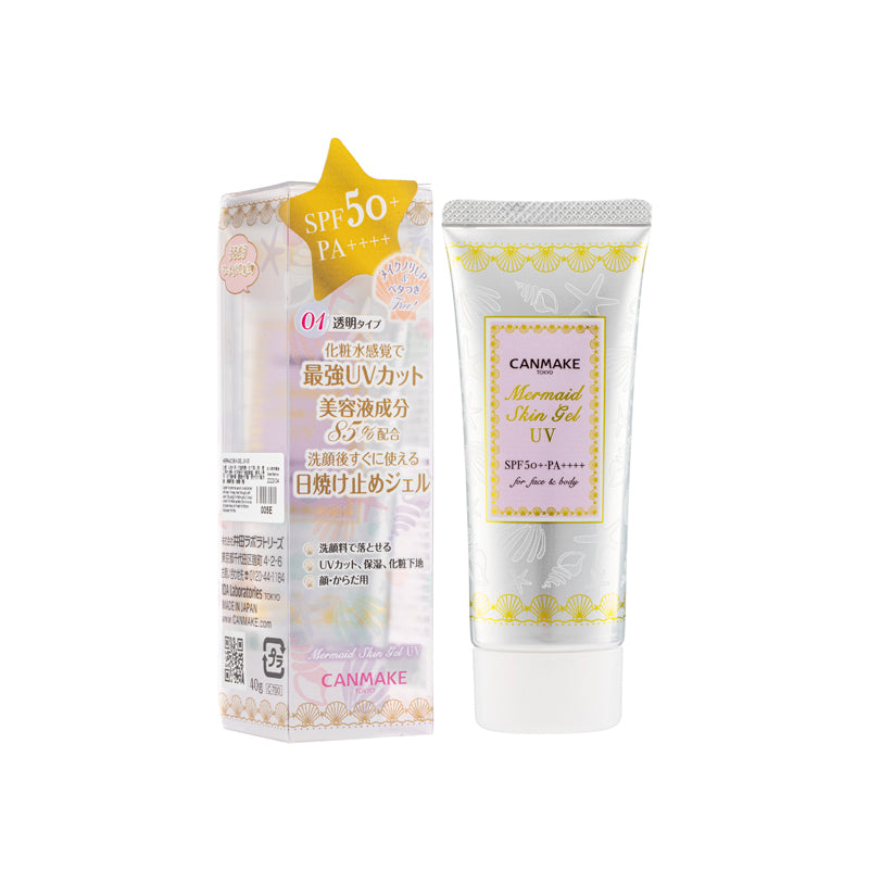 Canmake Mermaid Skin Gel UV (#01 Clear) 40G