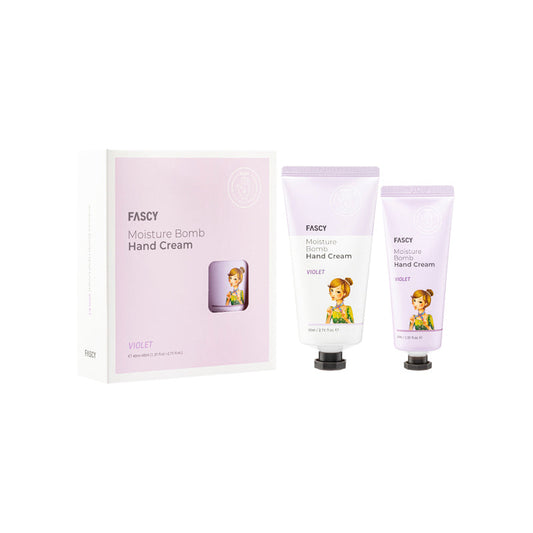 Fascy Moisture Bomb Hand Cream Set Violet 2PCS
