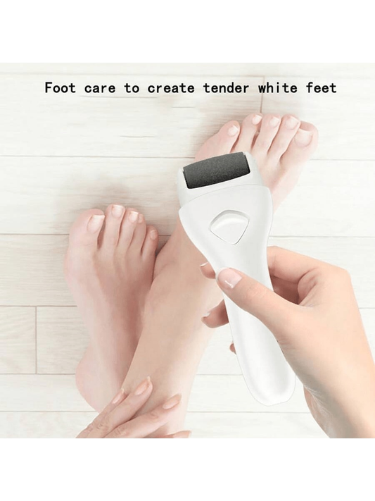 Rechargeable Electric Foot File With Abs Environmentally Friendly Material To Remove Dead Skin And Calluses, Waterproof Portable And Convenient To Use