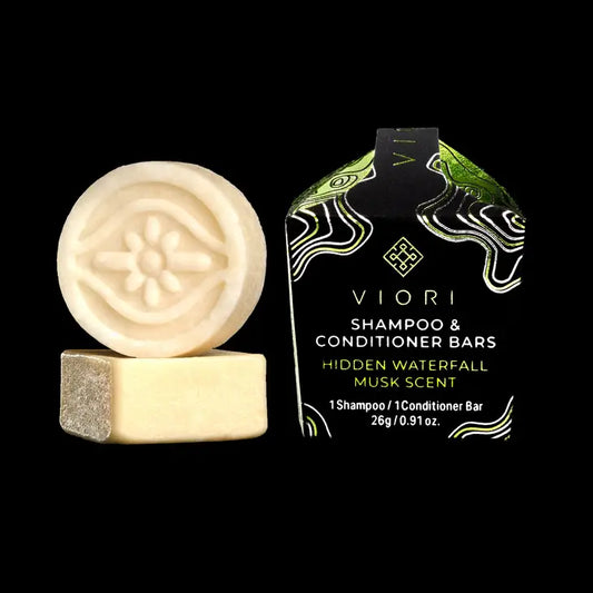 Viori Travel Size Hidden Waterfall Shampoo & Conditioner Set