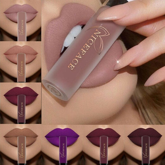 24 Colors Liquid Lipstick Waterproof Matte Pigmented Lip Gloss