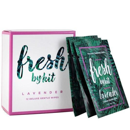 Fresh by Kit - Deluxe Gentle Wipes - Lavender (12 pcs)