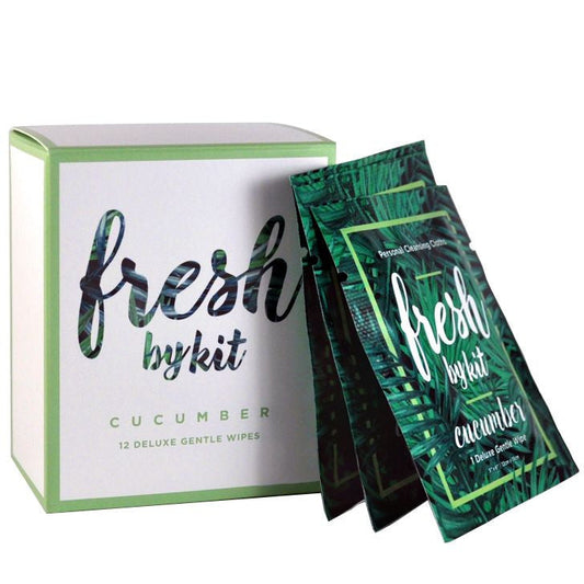 Fresh by Kit - Deluxe Gentle Wipes - Cucumber (12 pcs)
