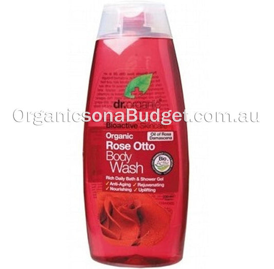 Dr Organic Rose Otto Body Wash 250ml