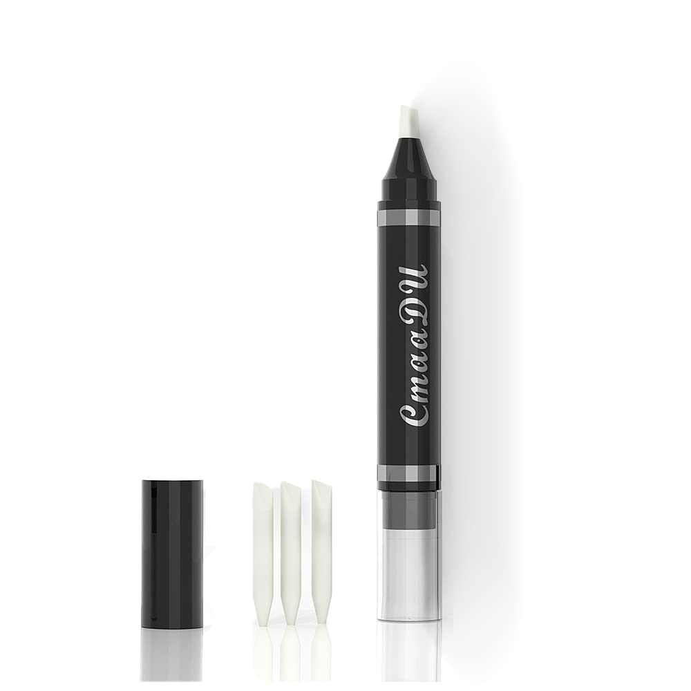 Eye Makeup Remover Pen, Makeup Remover Eraser Stick Corrector Stick Lipstick Eyeliner Eraser for Instant Touch Up Correction, Mascara Smudges Correction,Travel-Friendly Makeup Removing Pen With 3 Replacement Heads