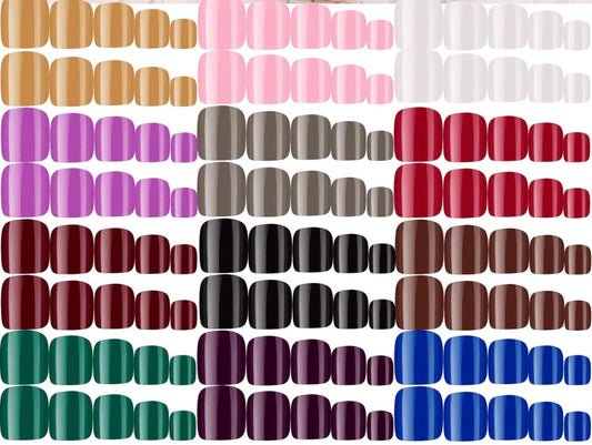 Press-On Toe Nails