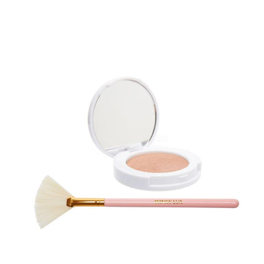 #DolphinLook Winky Lux Powder Lights Highlighter & Fan Brush Jewel