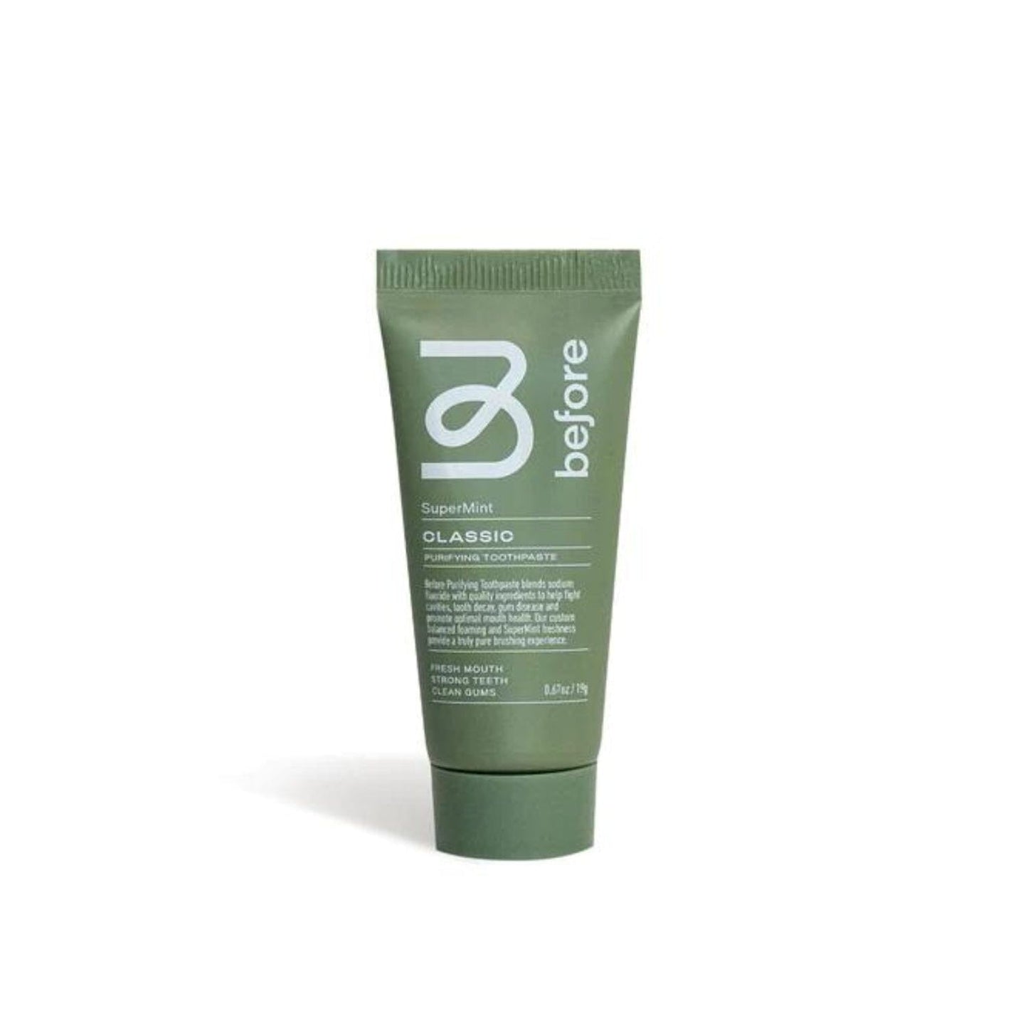 Before Purifying Toothpaste - Classic (Size Options) Oral Care Before Toothpaste 20ml