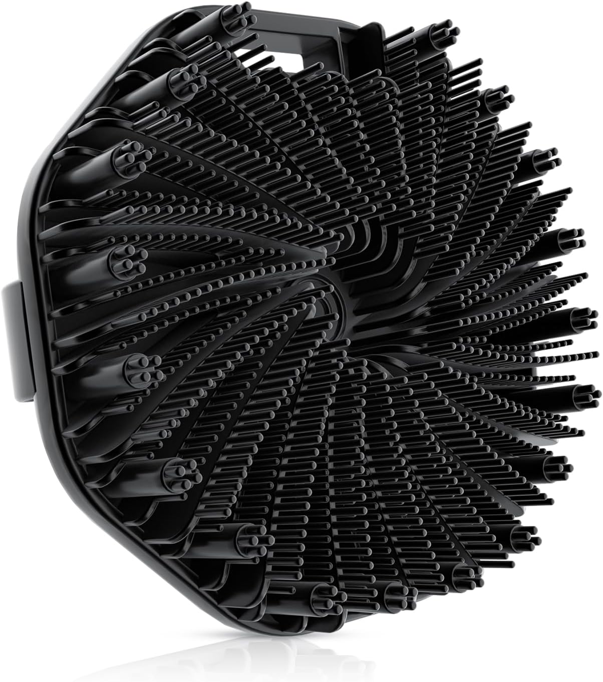Silicone Body Scrubber, Exfoliating Body Wash Scrubbers Exfoliator, Shower Body Brush for Effective Showering Exfoliation and Gentle Massage (Black)