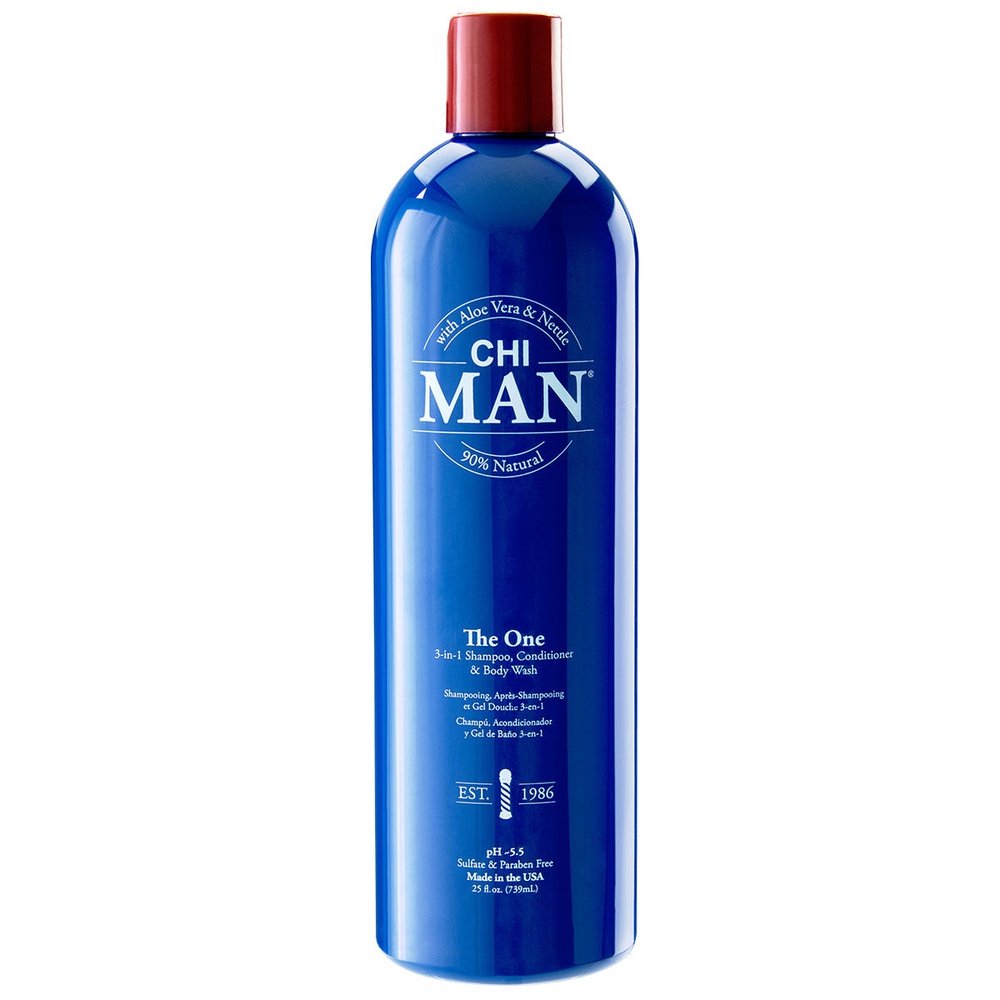 CHI MAN The One 3 in 1 Shampoo, Conditioner & Body Wash