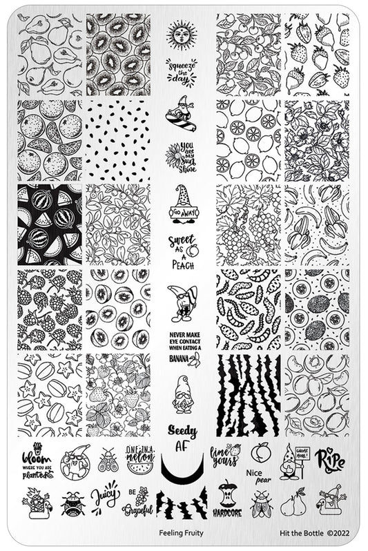 Hit The Bottle - Feeling Fruity Stamping Plate