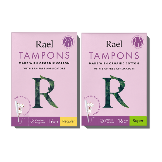 Tampons Made With Organic Cotton Value Pack