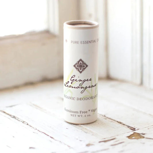 Ginger Lemongrass Organic Deodorant