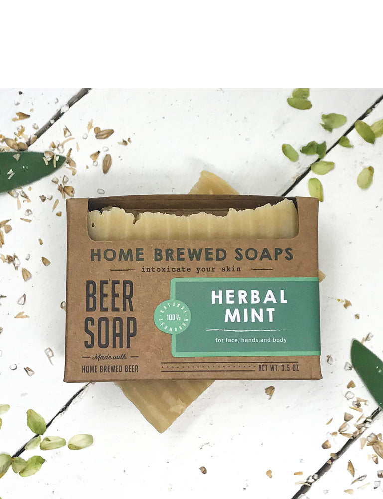Herbal Mint Beer Soap