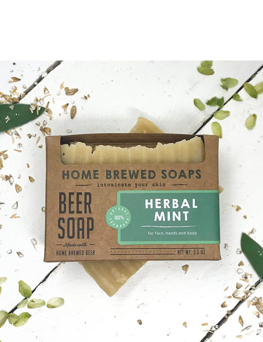 Herbal Mint Beer Soap