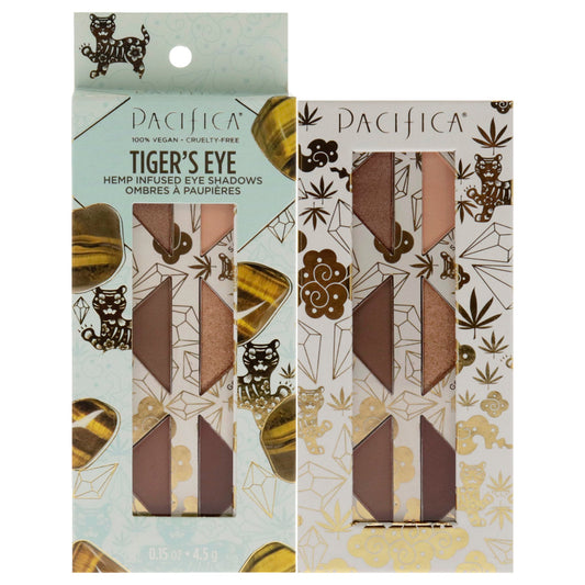 Tigers Eye Hemp Infused Eyeshadow by Pacifica for Women - 0.15 oz Eye Shadow