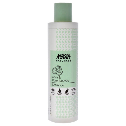 Shampoo - Amla and Curry Leaves by Nykaa Naturals for Women - 6.76 oz Shampoo