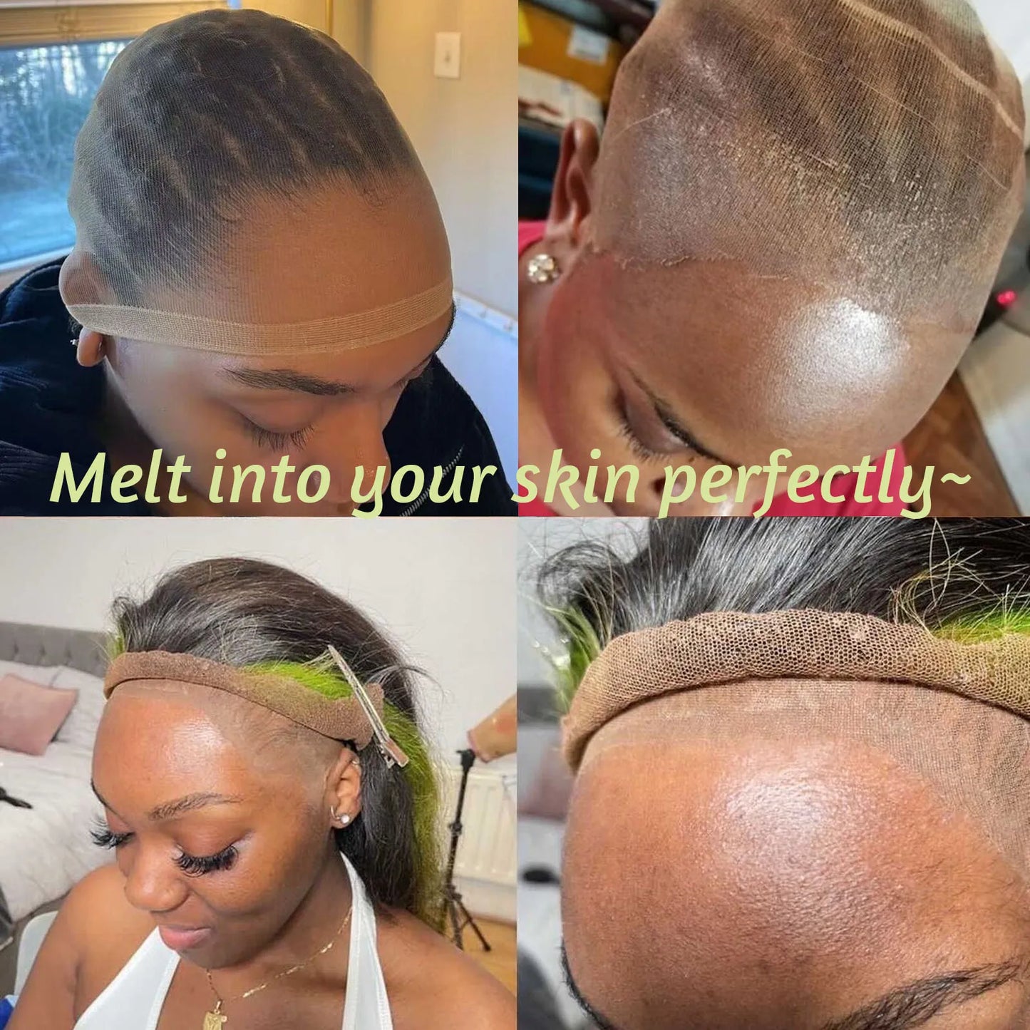 Wholesale 12pcs(6 Packs) Ultra Thin Invisible HD Wig Cap for Lace