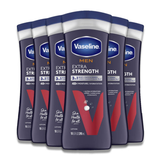 Vaseline? Men Extra Strength Lotion 10 oz- 6 Pack