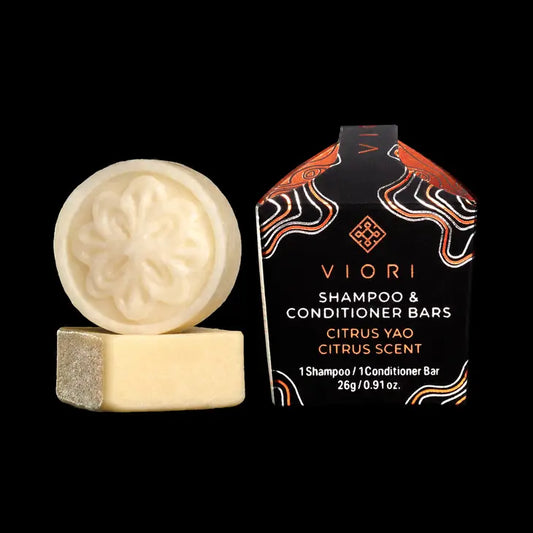 Viori Travel Size Citrus Yao Shampoo & Conditioner Set