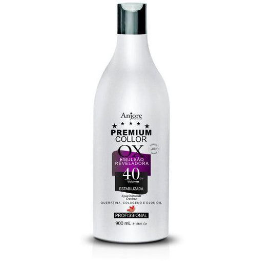 Discoloration Hydrogen Peroxide Emulsion OX Premium Color 40V 900ml - Anjore