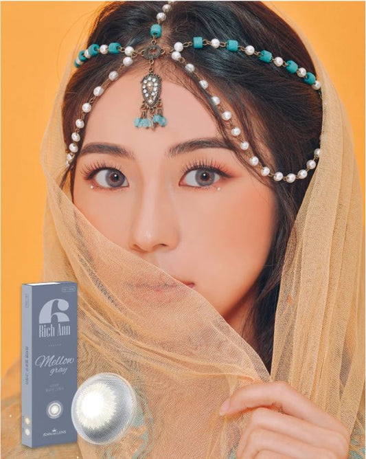 Ann365 Rich Ann Mellow Gray One Day Contact Lenses 6 Pack
