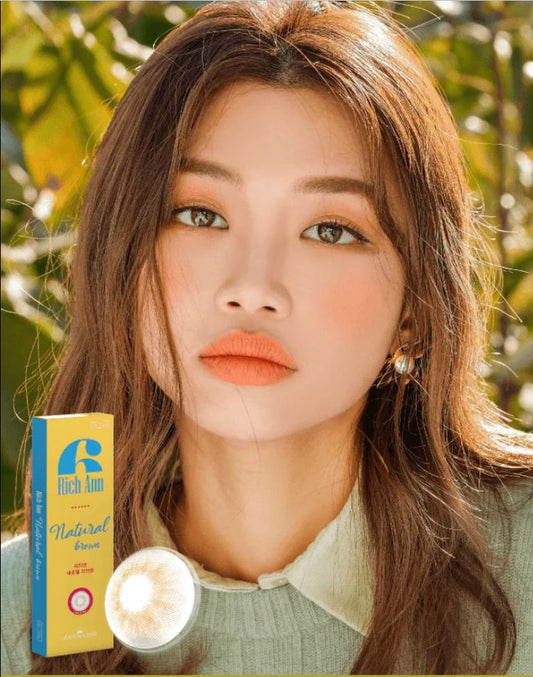 Ann365 Rich Ann Natural Brown One Day Contact Lenses 6 Pack