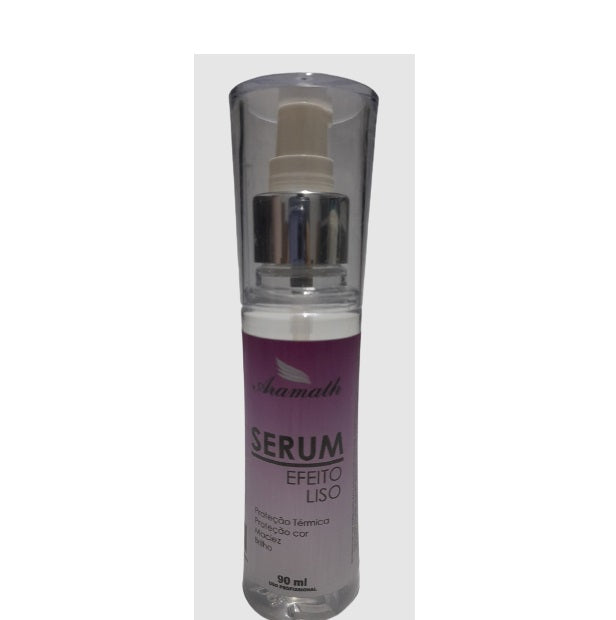 Smooth Effect Serum Thermal Protector Hair Protection Finisher 90ml - Aramath