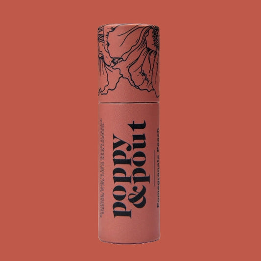 Poppy & Pout Pomegranate Peach Lip Balm