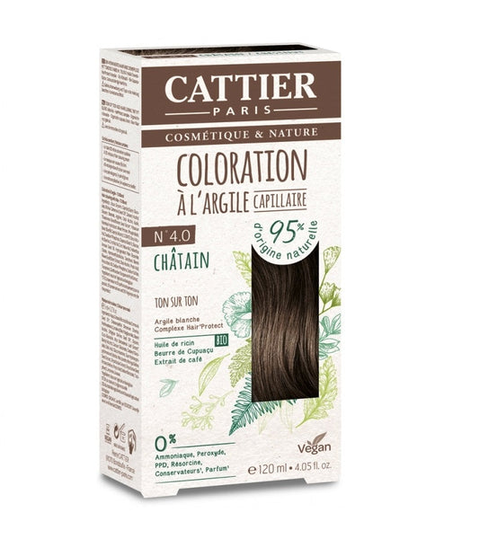 Cattier White  Clay Semi-Permanent Hair Color Kit - 20 Shades