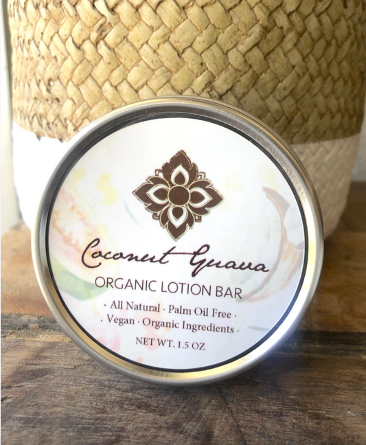 Coconut Guava Organic Lotion Bar