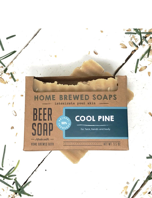 Cool Pine Beer Soap