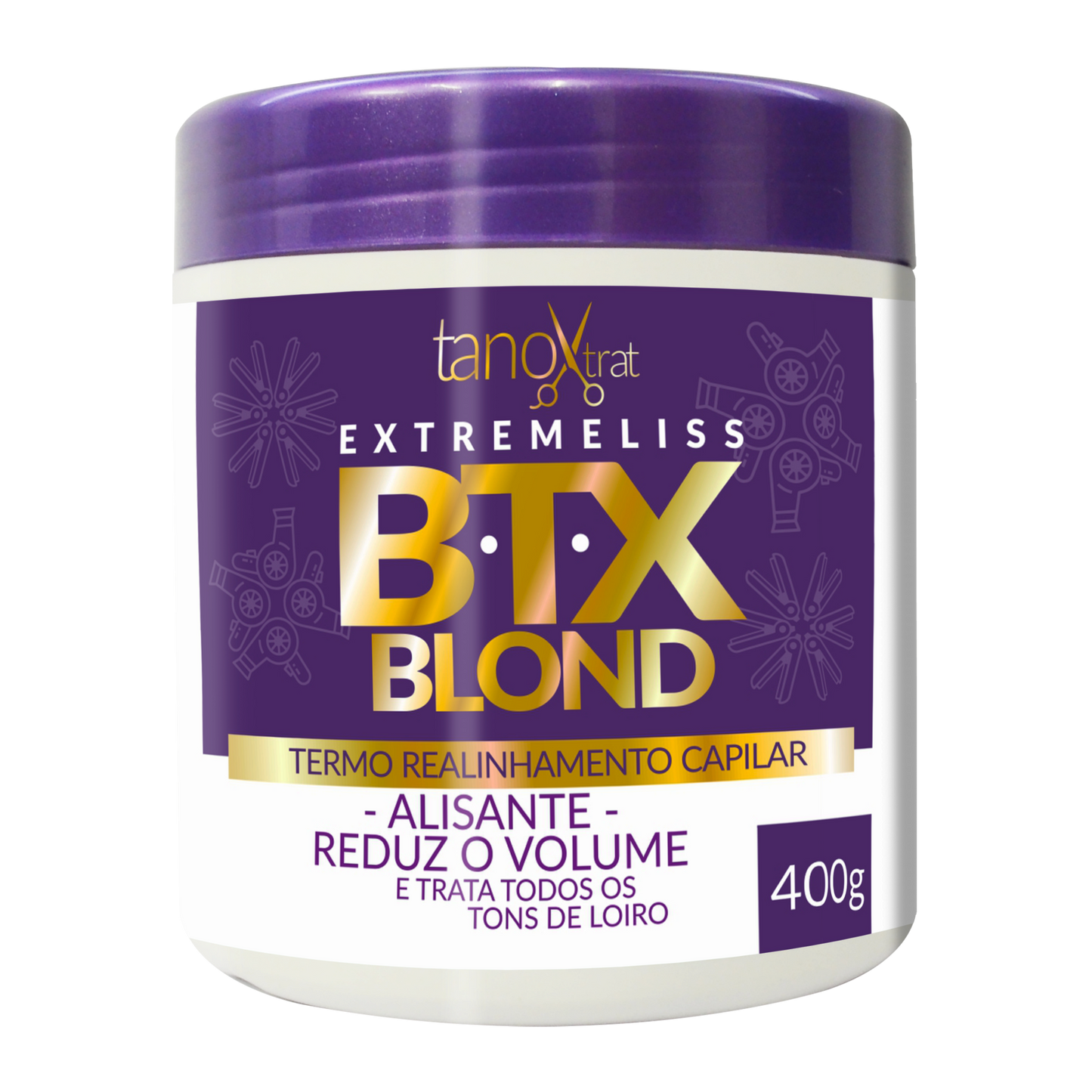 Hair Fly Deep Hair Mask Capillary Deep Hair Mask Blond Tanox Trat Tanx Hair Fly 400g