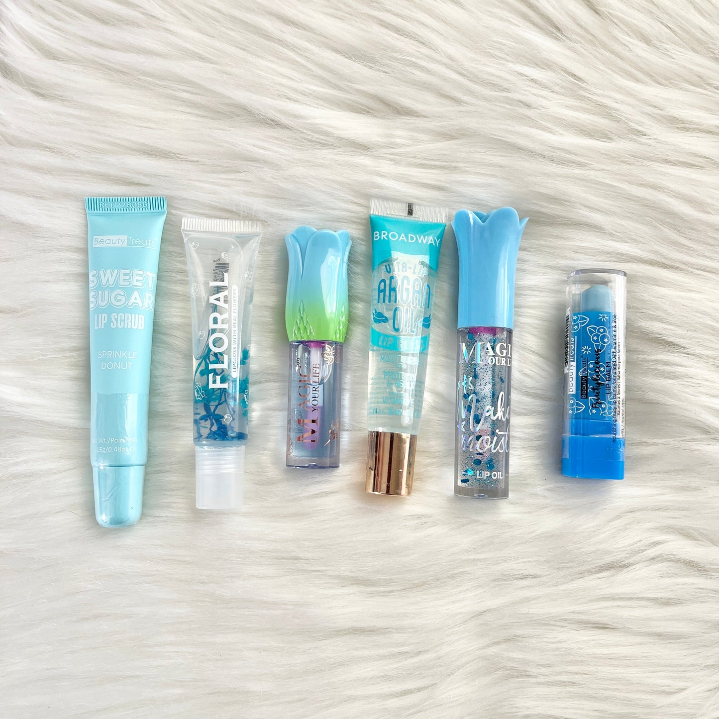Blue ( Lip Makeup Bundle )