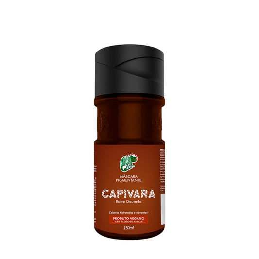 Brazilian Capivara Golden Red Tinting Pigment Vegan Mask 150ml - Kamaleão Color