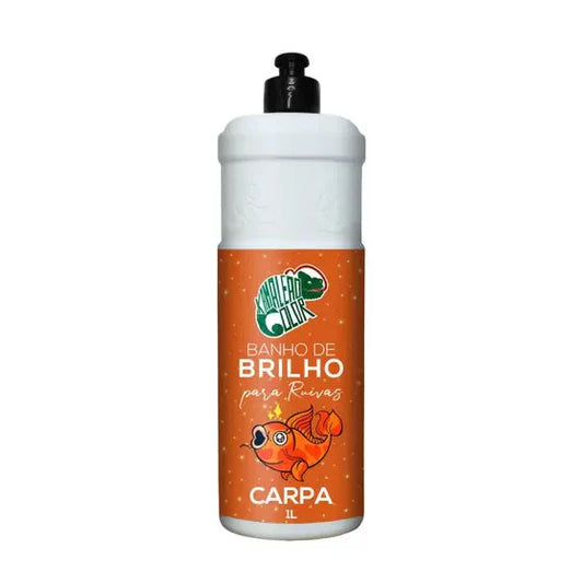 Red Hair Carpa Brightness Bath Shine Silkiness Treatment 1L - Kamaleão Color