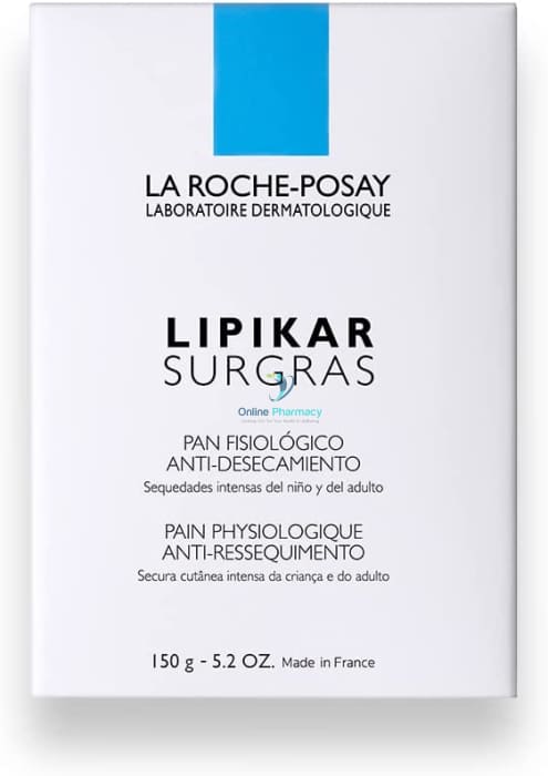 La Roche Posay Lipikar Soap Free Cleansing Bar - 150g