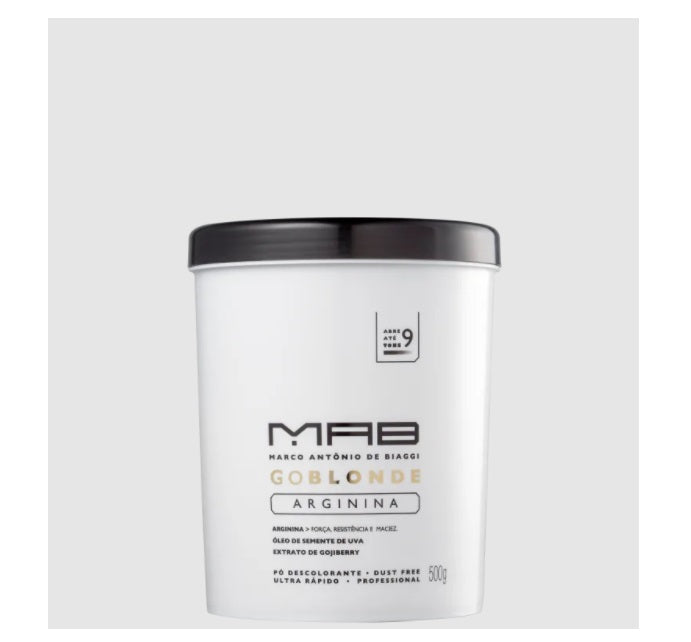 Go Blond Arginine Discoloration Bleaching Powder Strenght Softness 500g - MAB