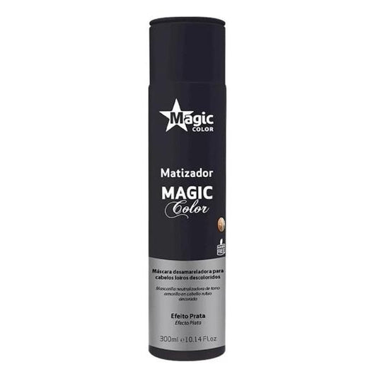 Silver Effect Hair Color Treatment Tinting Anti Yellow Mask 300ml - Magic Color