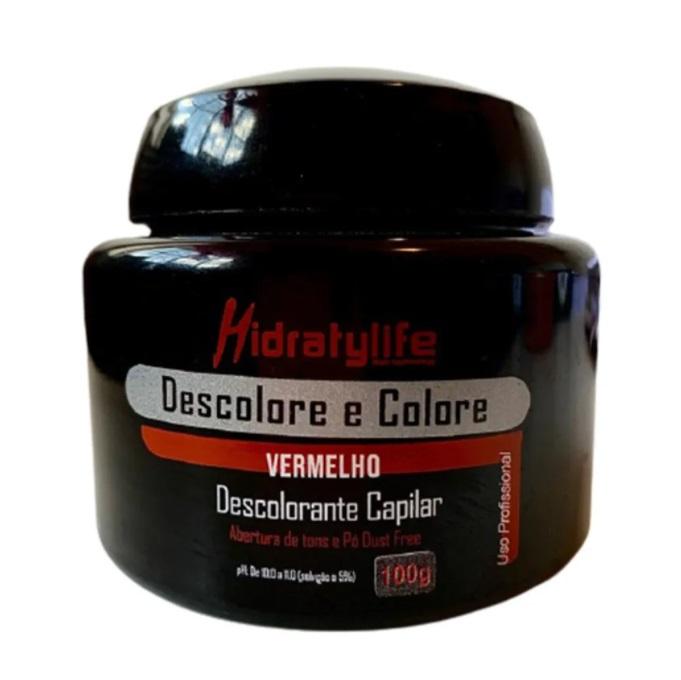 Dust Free Red Tinting Discoloration 2 in 1 Color Opening Powder 100g - Mairibel